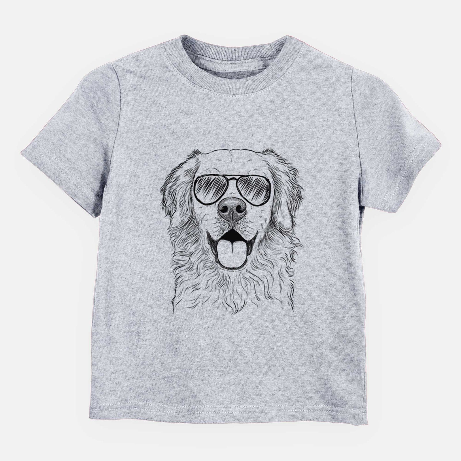 Aviator Juniper the Golden Retriever - Kids/Youth/Toddler Shirt