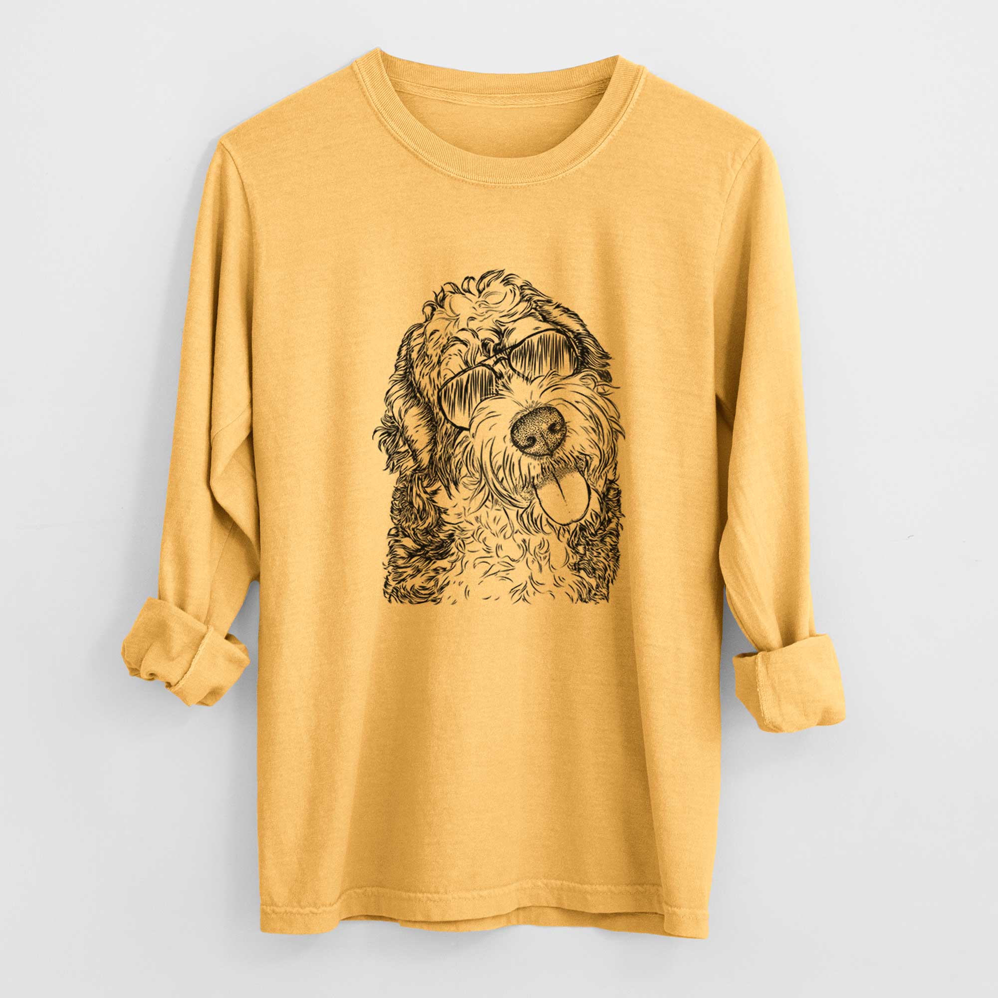 Aviators Kaci the Bernedoodle - Heavyweight 100% Cotton Long Sleeve