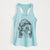 Kaci the Bernedoodle - Women's Racerback Tanktop