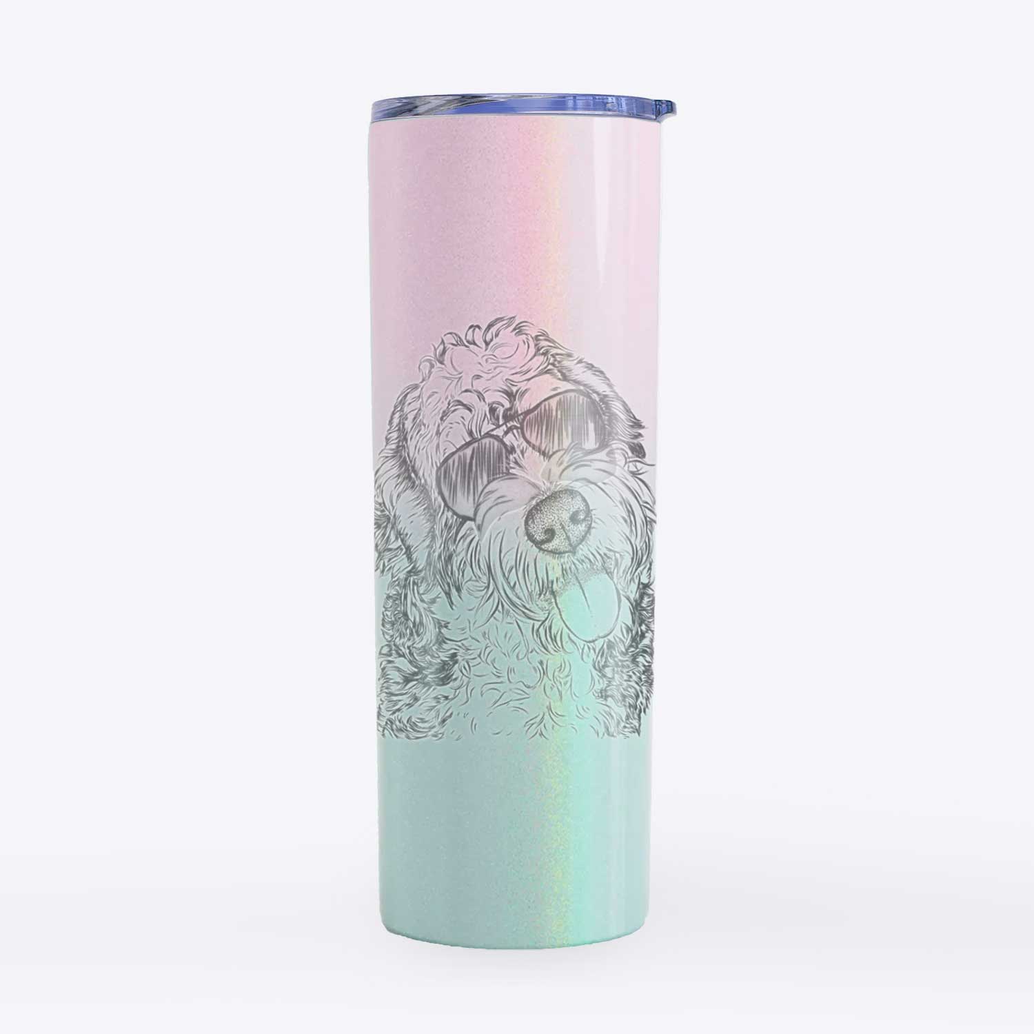 Kaci the Bernedoodle - 20oz Skinny Tumbler