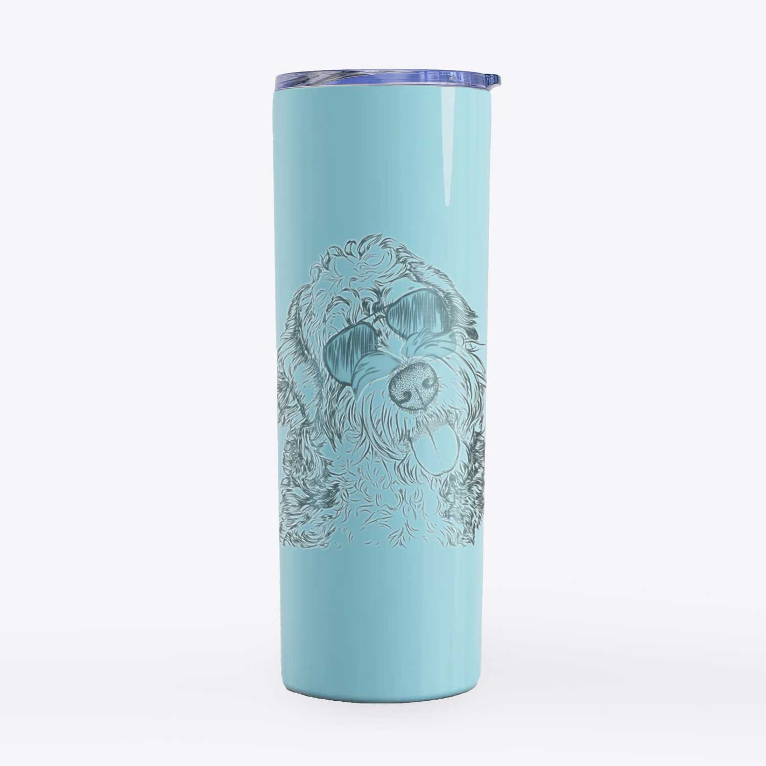 Kaci the Bernedoodle - 20oz Skinny Tumbler