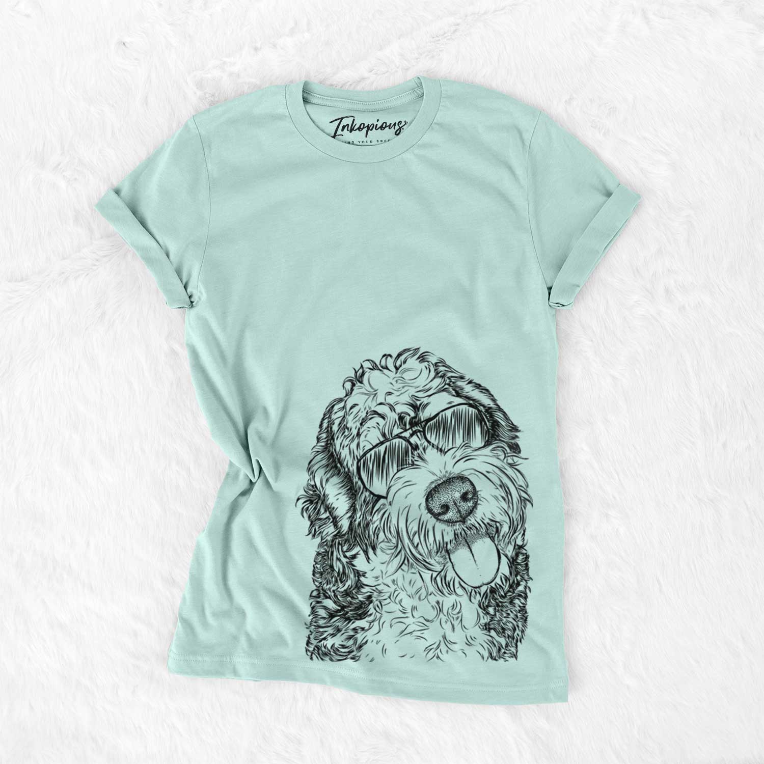 Aviator Kaci the Bernedoodle - Unisex Crewneck