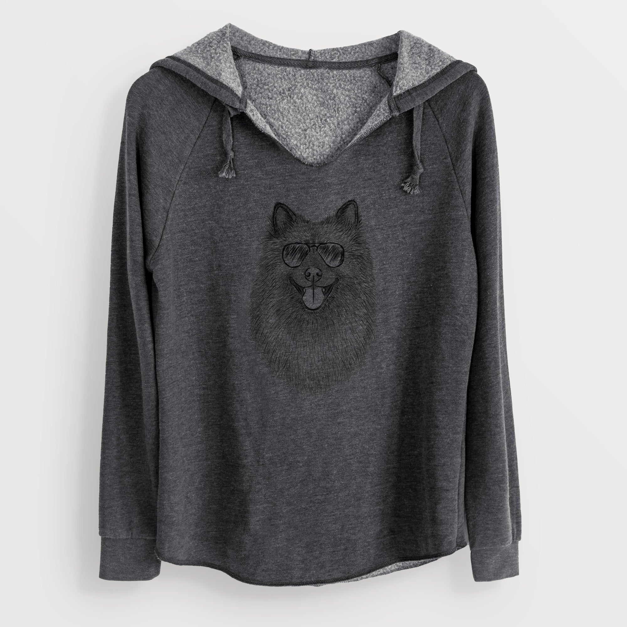 Aviator Kai the Keeshond - Cali Wave Hooded Sweatshirt