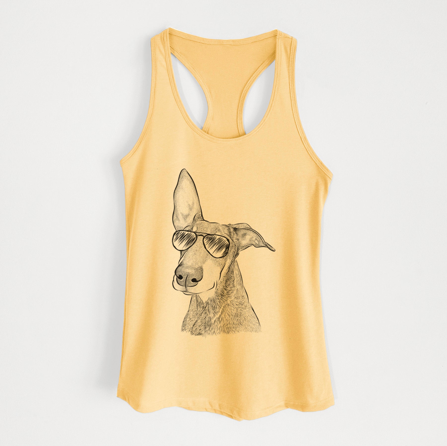 Kain the Doberman Pinscher - Women's Racerback Tanktop