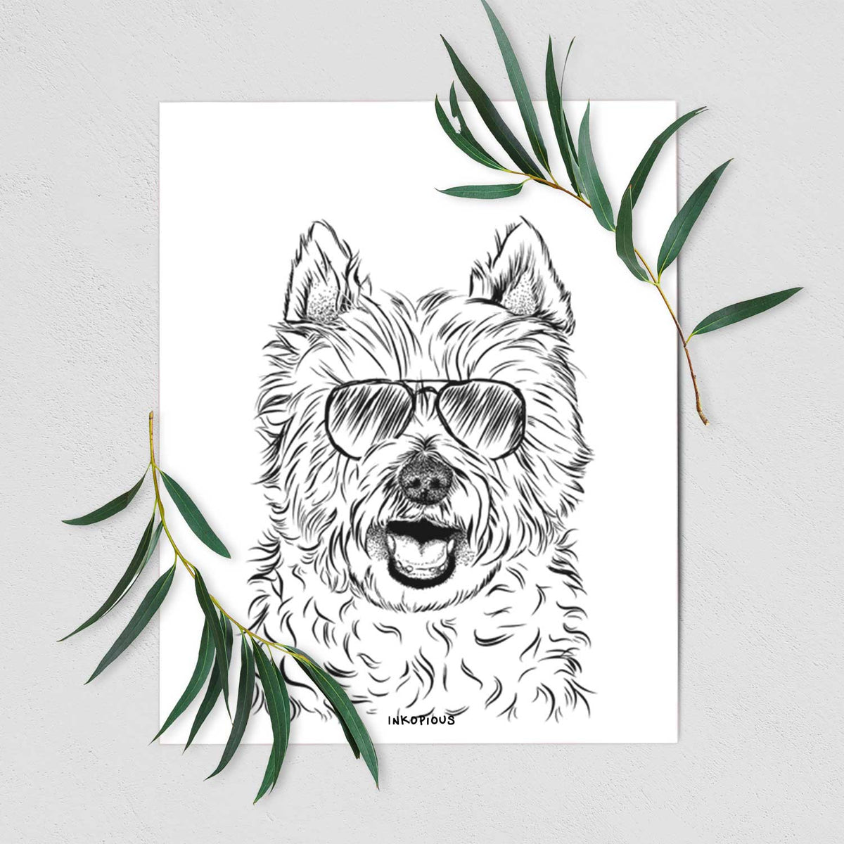 Kami the West Highland Terrier Art Print