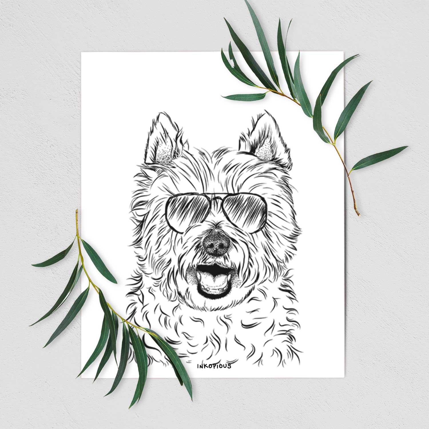 Kami the West Highland Terrier Art Print