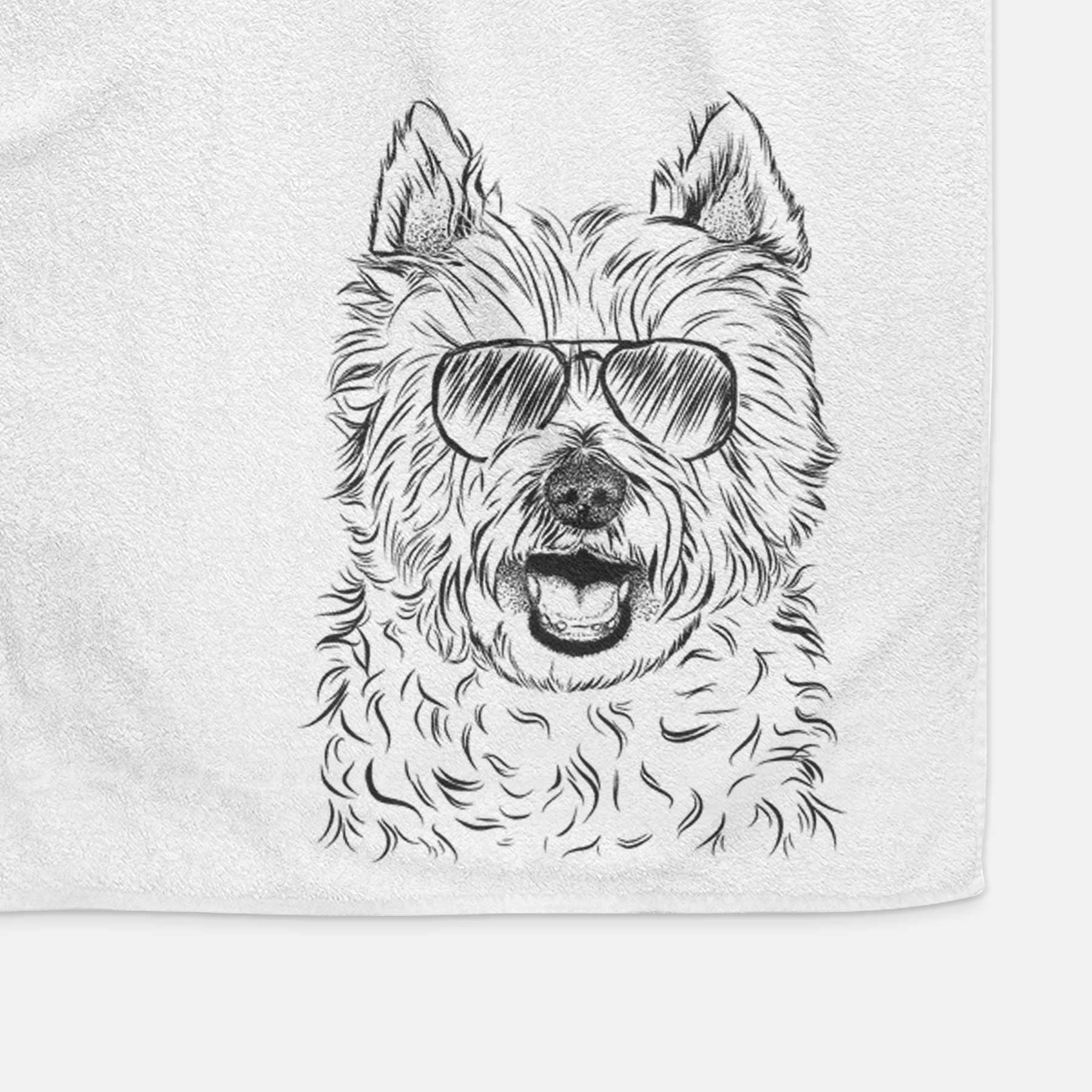 Kami the West Highland Terrier Decorative Hand Towel