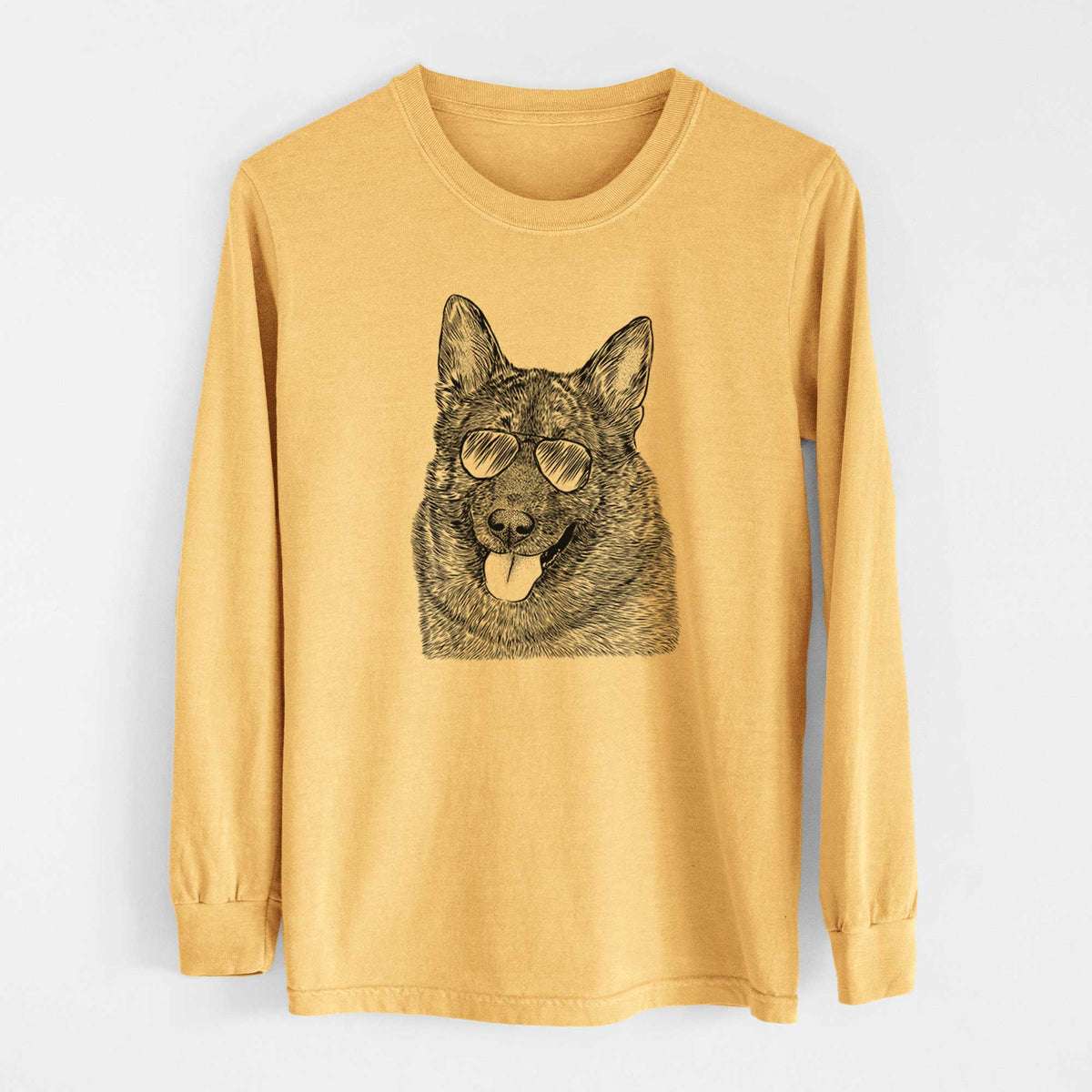 Aviators Kasia the Norwegian Elkhound - Heavyweight 100% Cotton Long Sleeve
