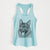 Kasia the Norwegian Elkhound - Women's Racerback Tanktop