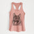 Kasia the Norwegian Elkhound - Women's Racerback Tanktop