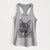 Kasia the Norwegian Elkhound - Women's Racerback Tanktop