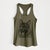 Kasia the Norwegian Elkhound - Women's Racerback Tanktop