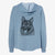 Kasia the Norwegian Elkhound - Women's Cali Wave Zip-Up Sweatshirt