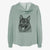 Kasia the Norwegian Elkhound - Women's Cali Wave Zip-Up Sweatshirt