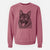 Aviator Kasia the Norwegian Elkhound - Unisex Pigment Dyed Crew Sweatshirt