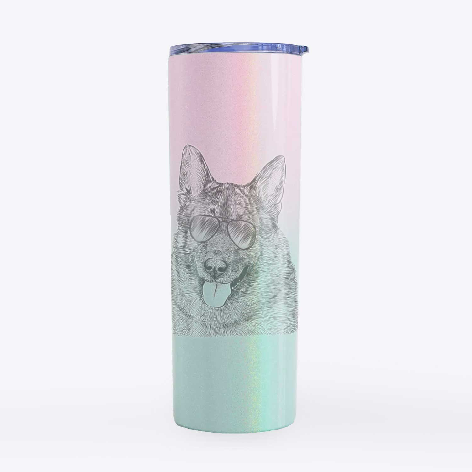 Kasia the Norwegian Elkhound - 20oz Skinny Tumbler