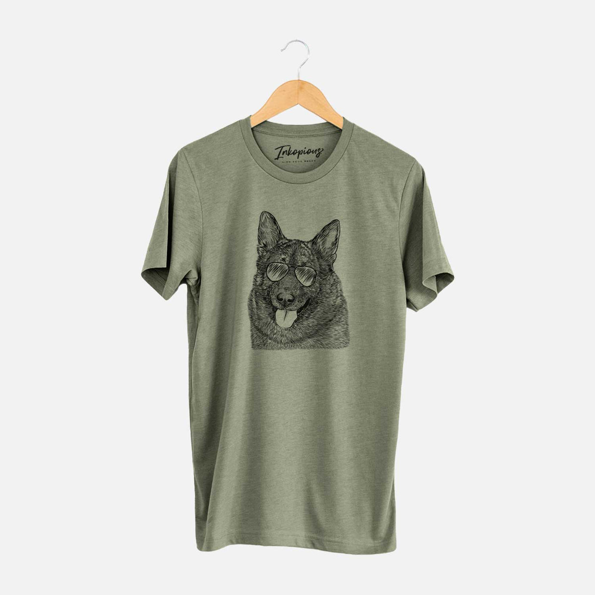 Aviator Kasia the Norwegian Elkhound - Unisex Crewneck