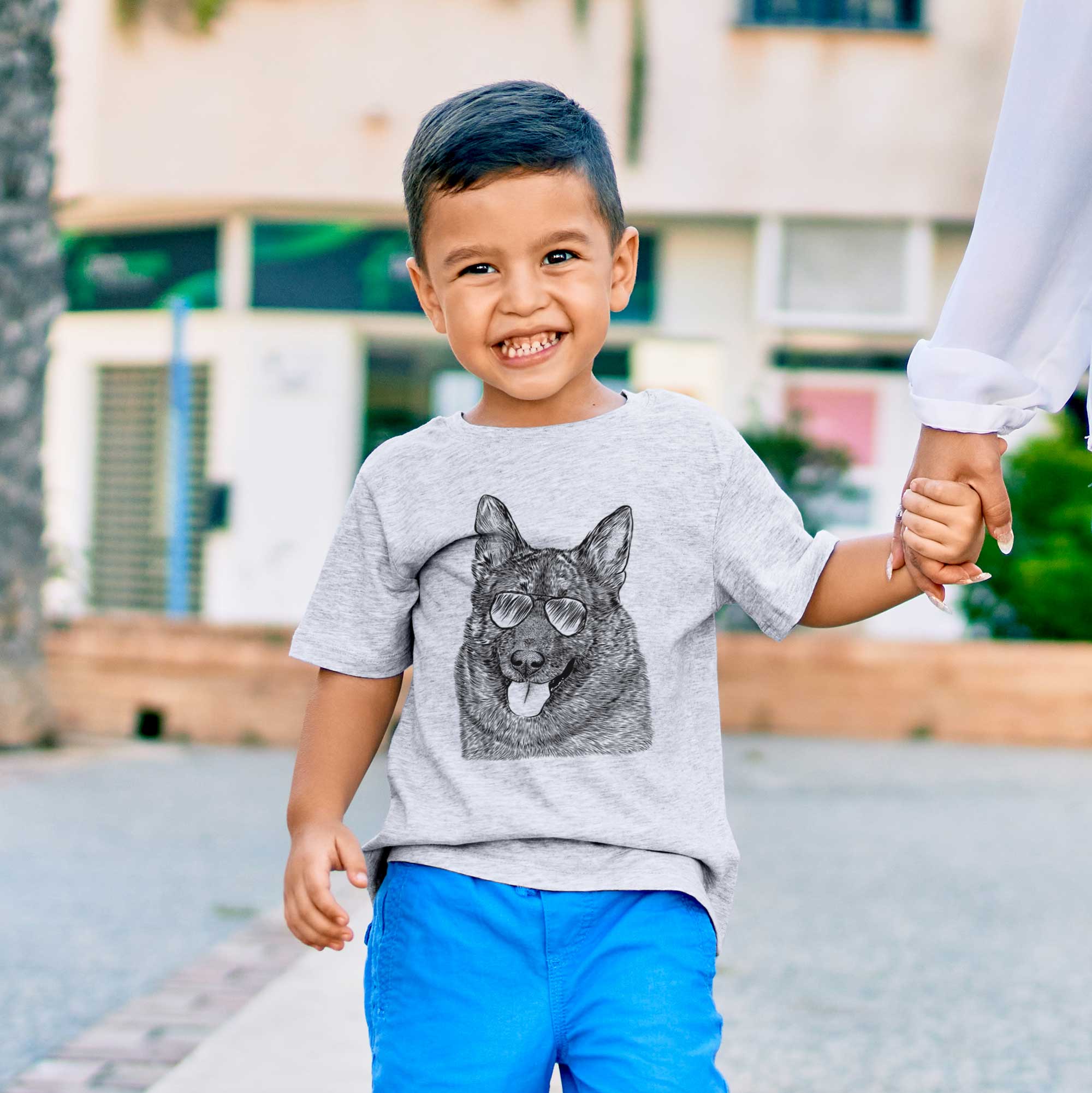 Aviator Kasia the Norwegian Elkhound - Kids/Youth/Toddler Shirt