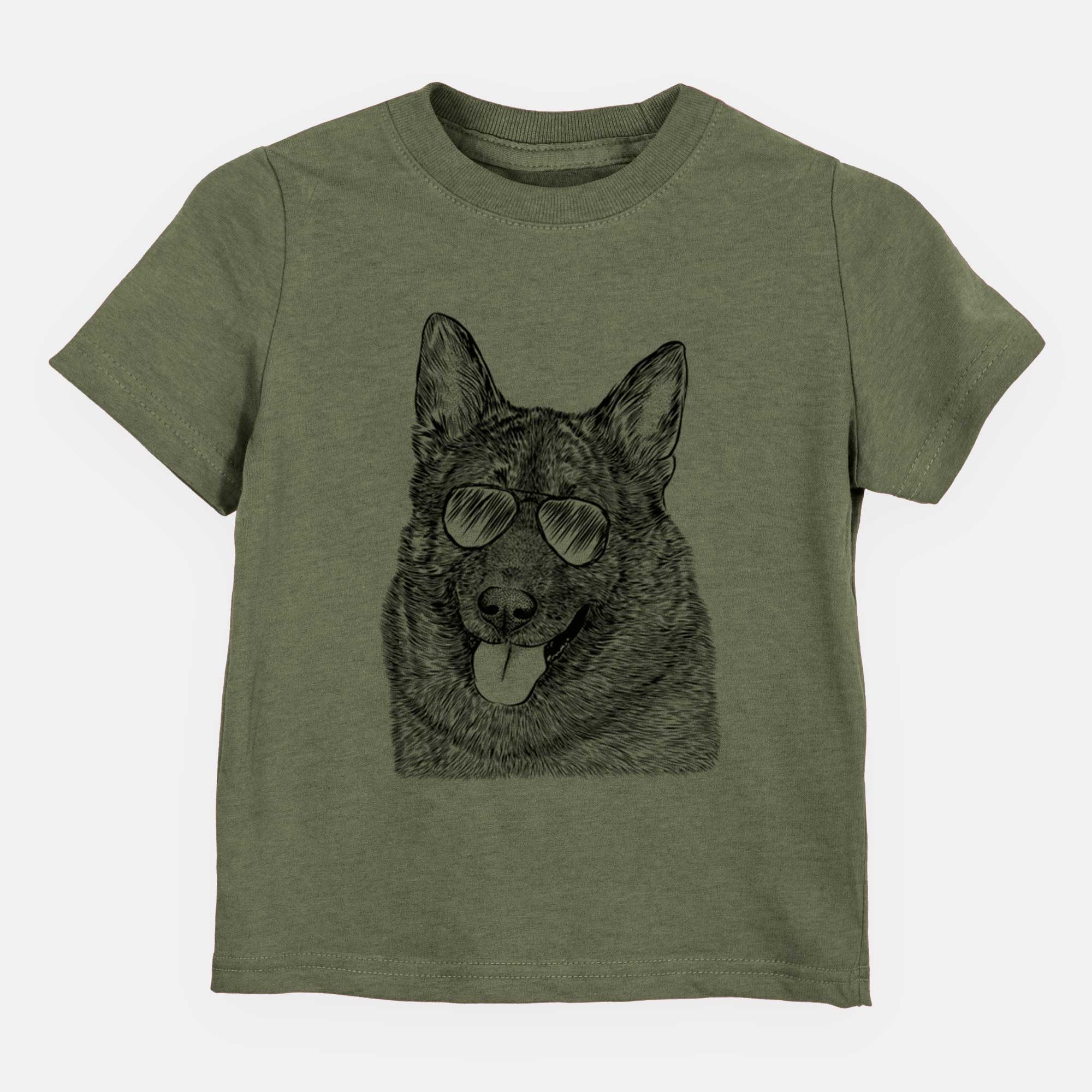 Aviator Kasia the Norwegian Elkhound - Kids/Youth/Toddler Shirt