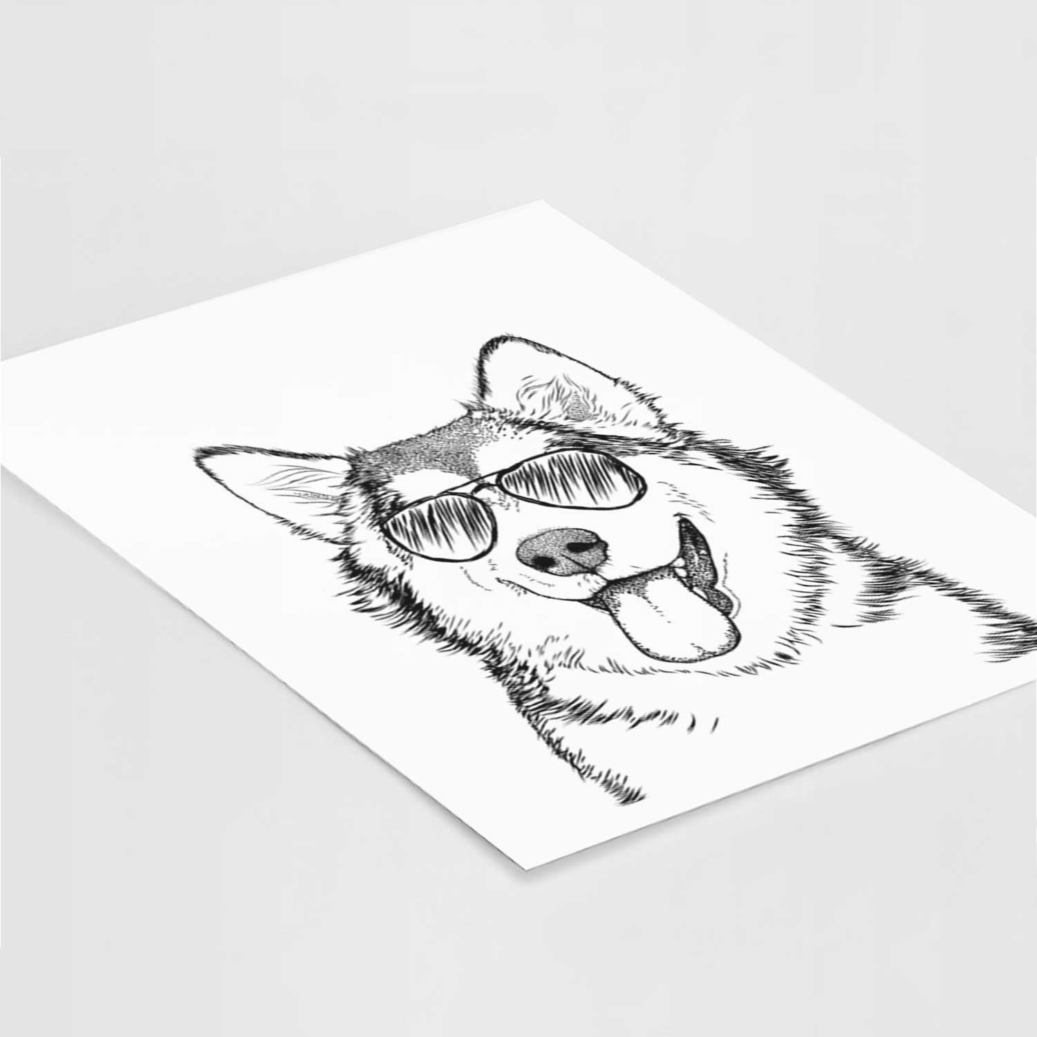 Kaskae the Alaskan Malamute Art Print