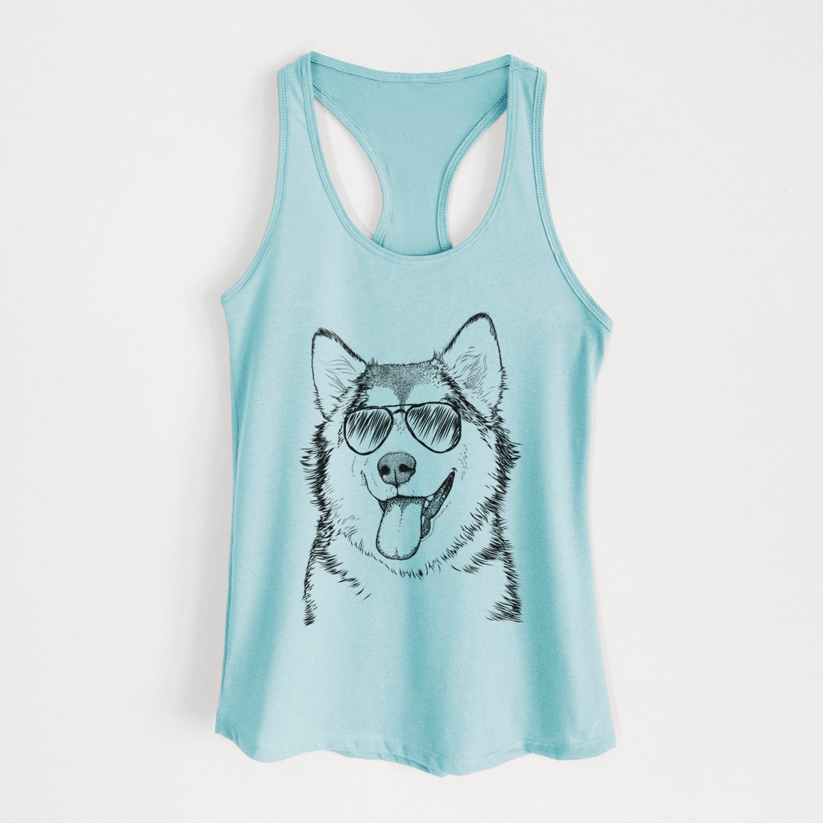 Kaskae the Alaskan Malamute - Women's Racerback Tanktop