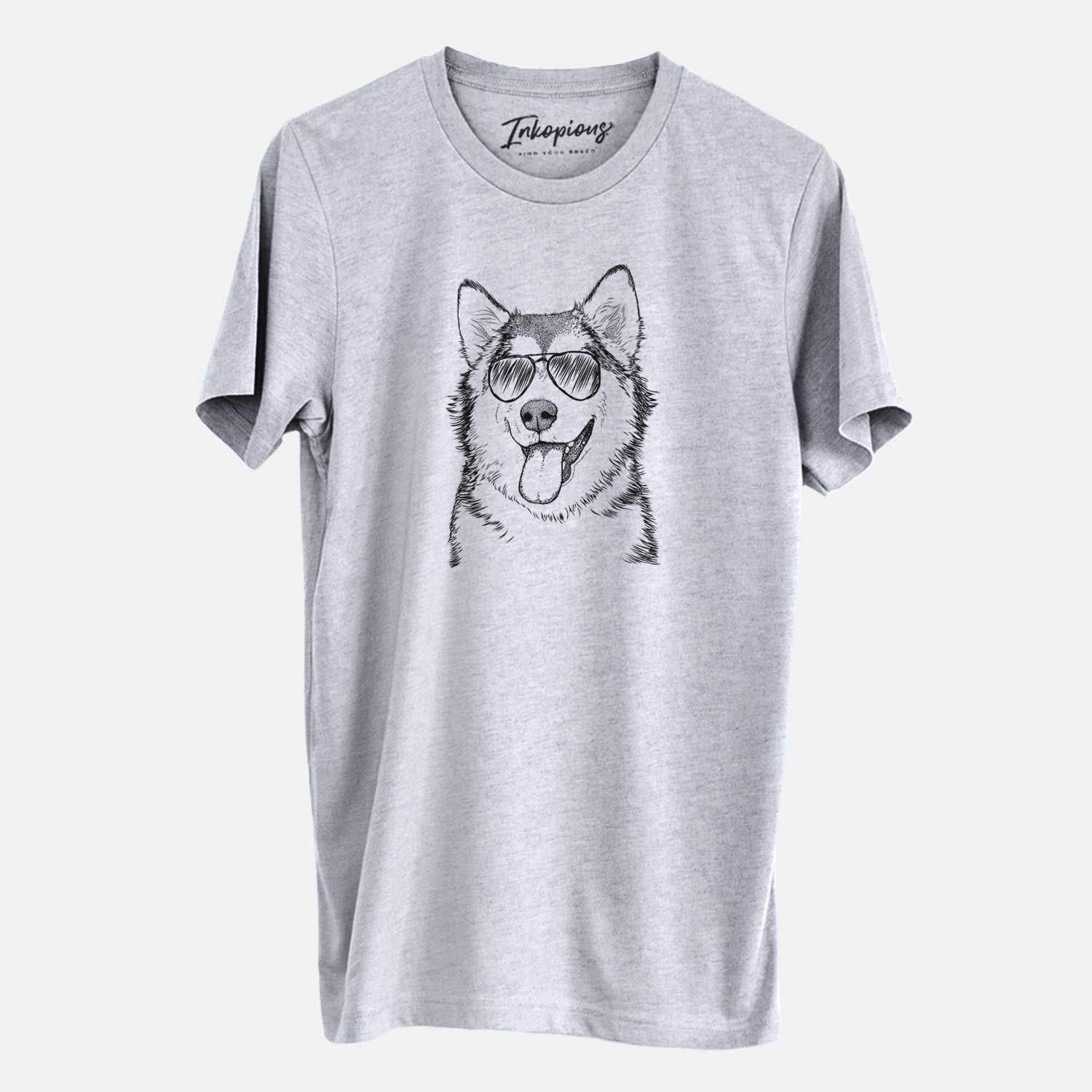 Aviator Kaskae the Alaskan Malamute - Unisex Crewneck