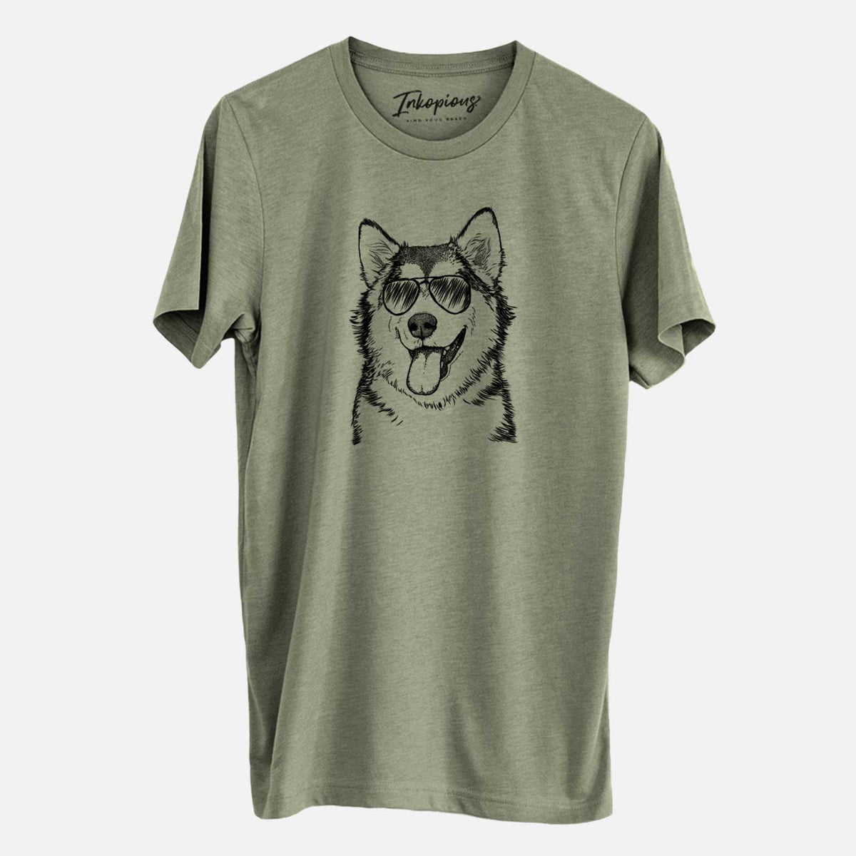 Aviator Kaskae the Alaskan Malamute - Unisex Crewneck