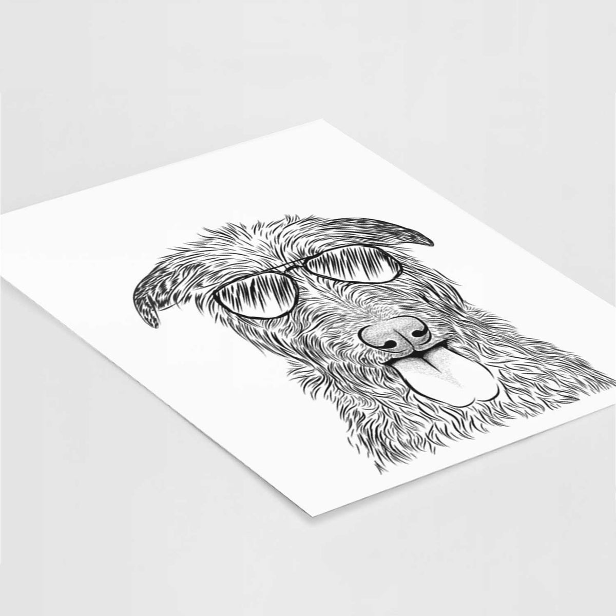 Keeva the Irish Wolfhound Art Print