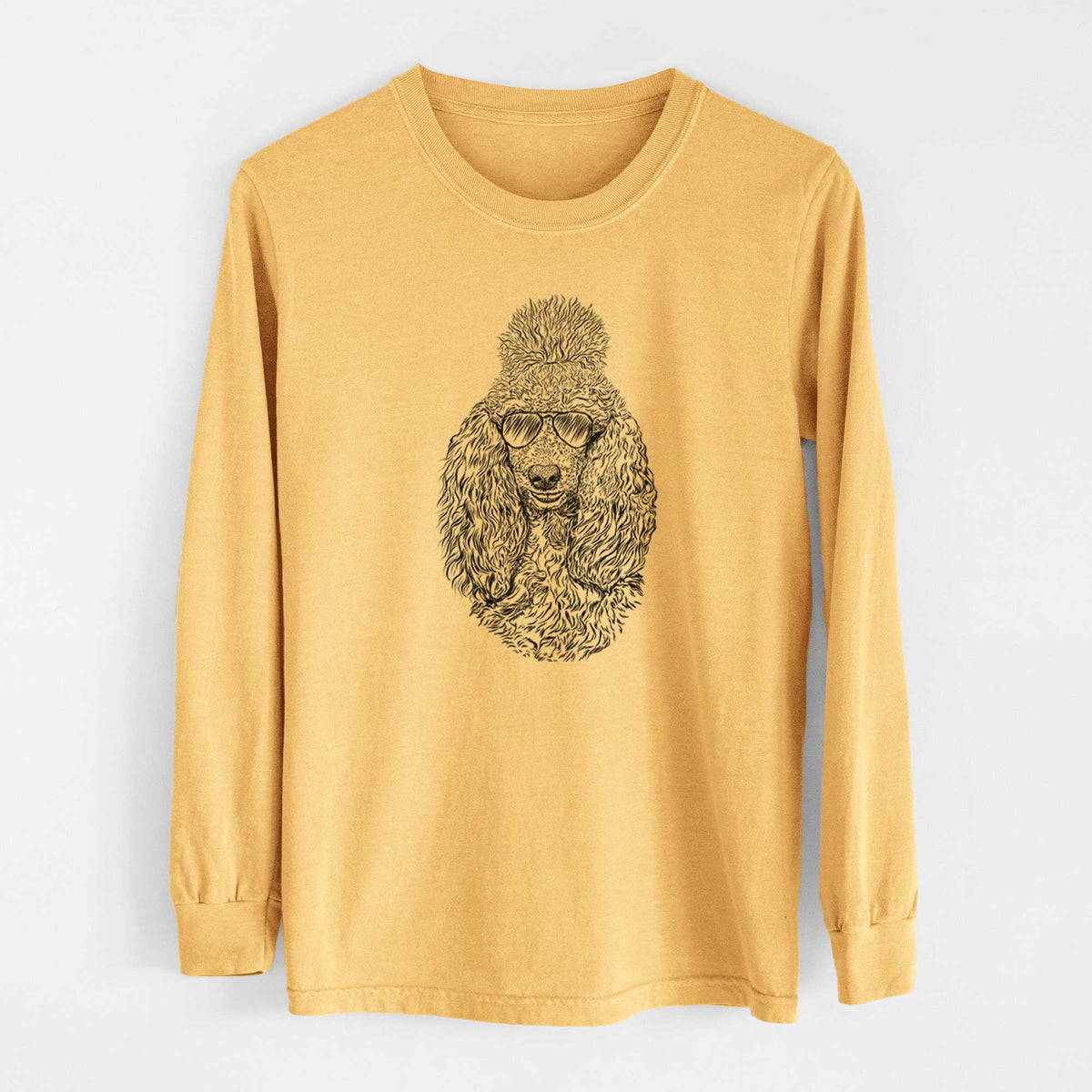 Aviators Kenna the Standard Poodle - Heavyweight 100% Cotton Long Sleeve