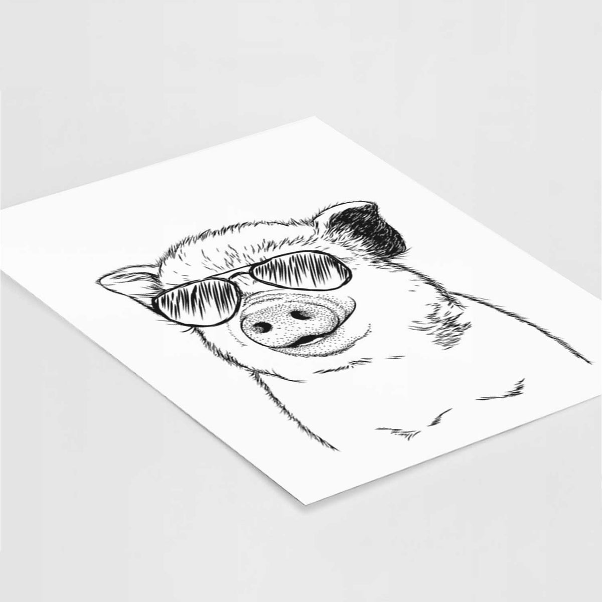Kevin the Spotted Pig Art Print