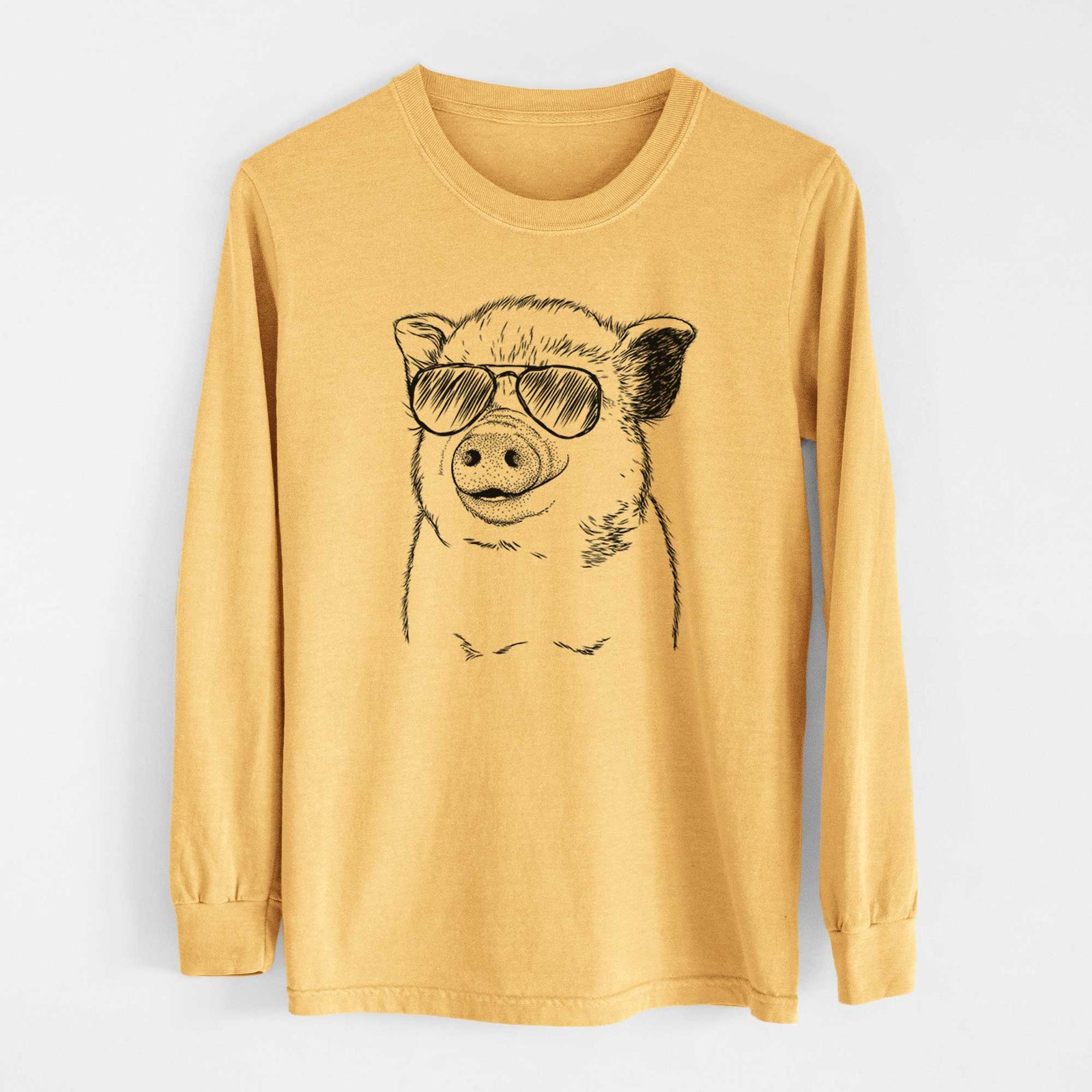 Aviators Kevin the Spotted Pig - Heavyweight 100% Cotton Long Sleeve