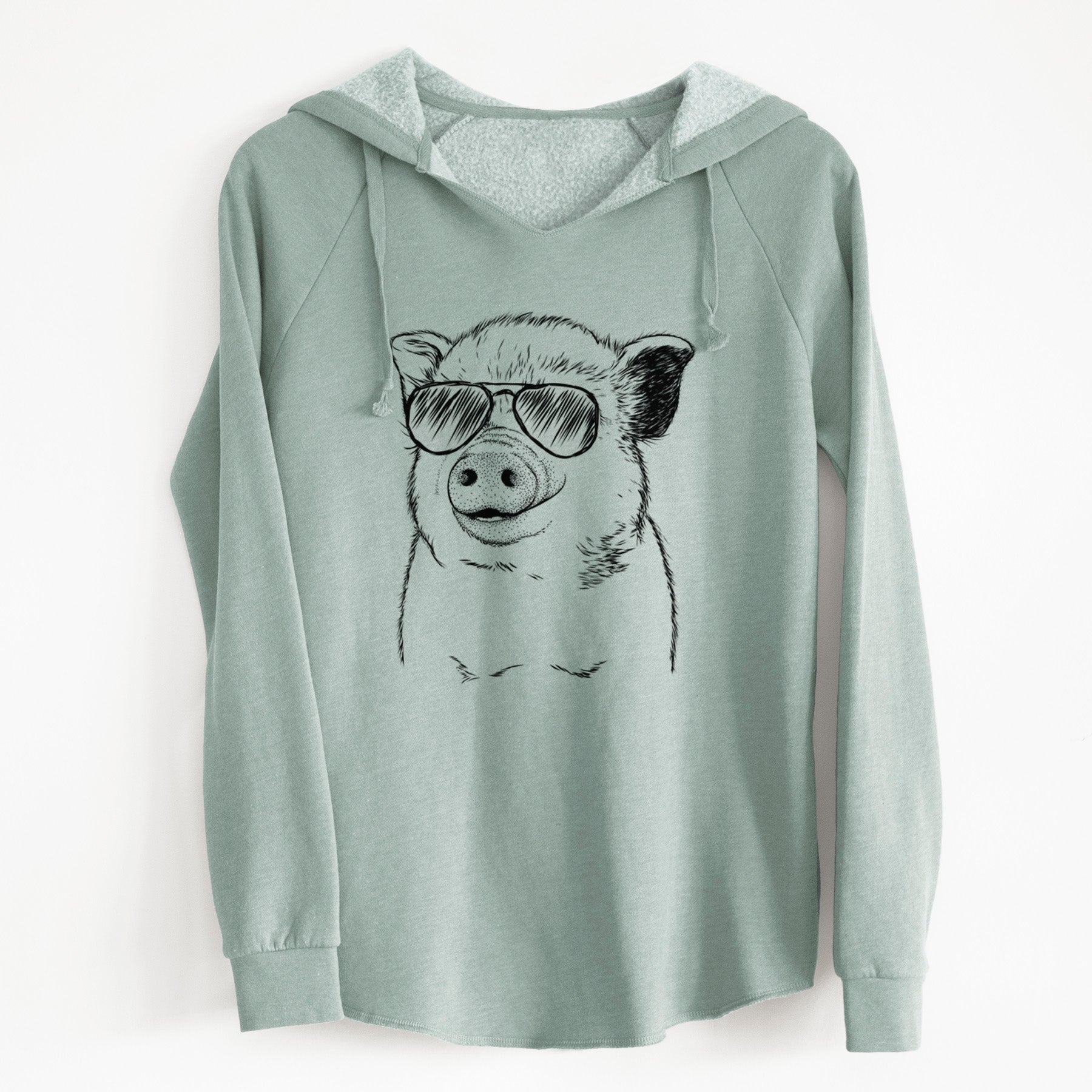 Aviator Kevin the Spotted Pig - Cali Wave Hooded Sweatshirt