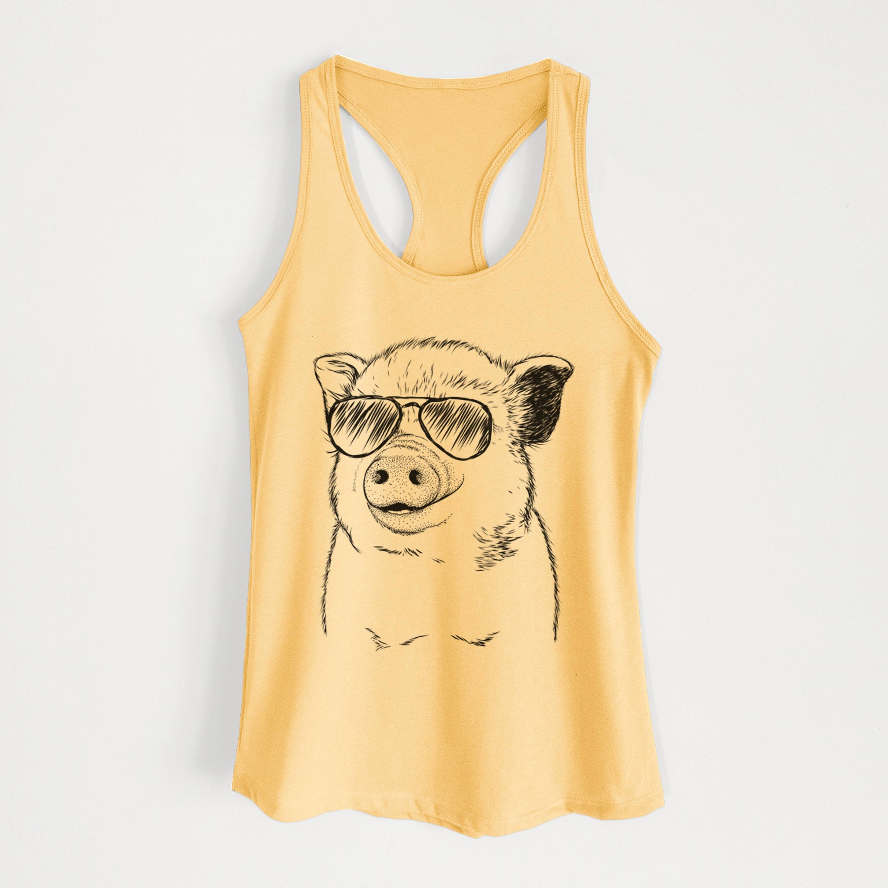 Kevin the Spotted Pig - Women's Racerback Tanktop