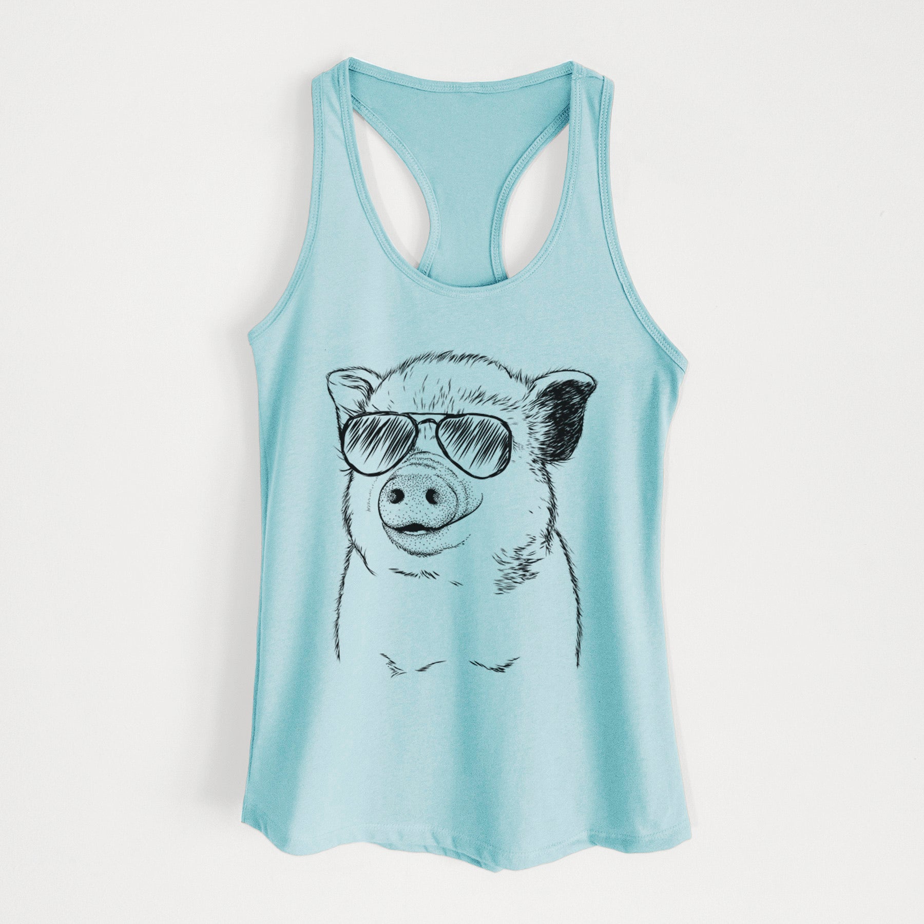 Kevin the Spotted Pig - Women's Racerback Tanktop