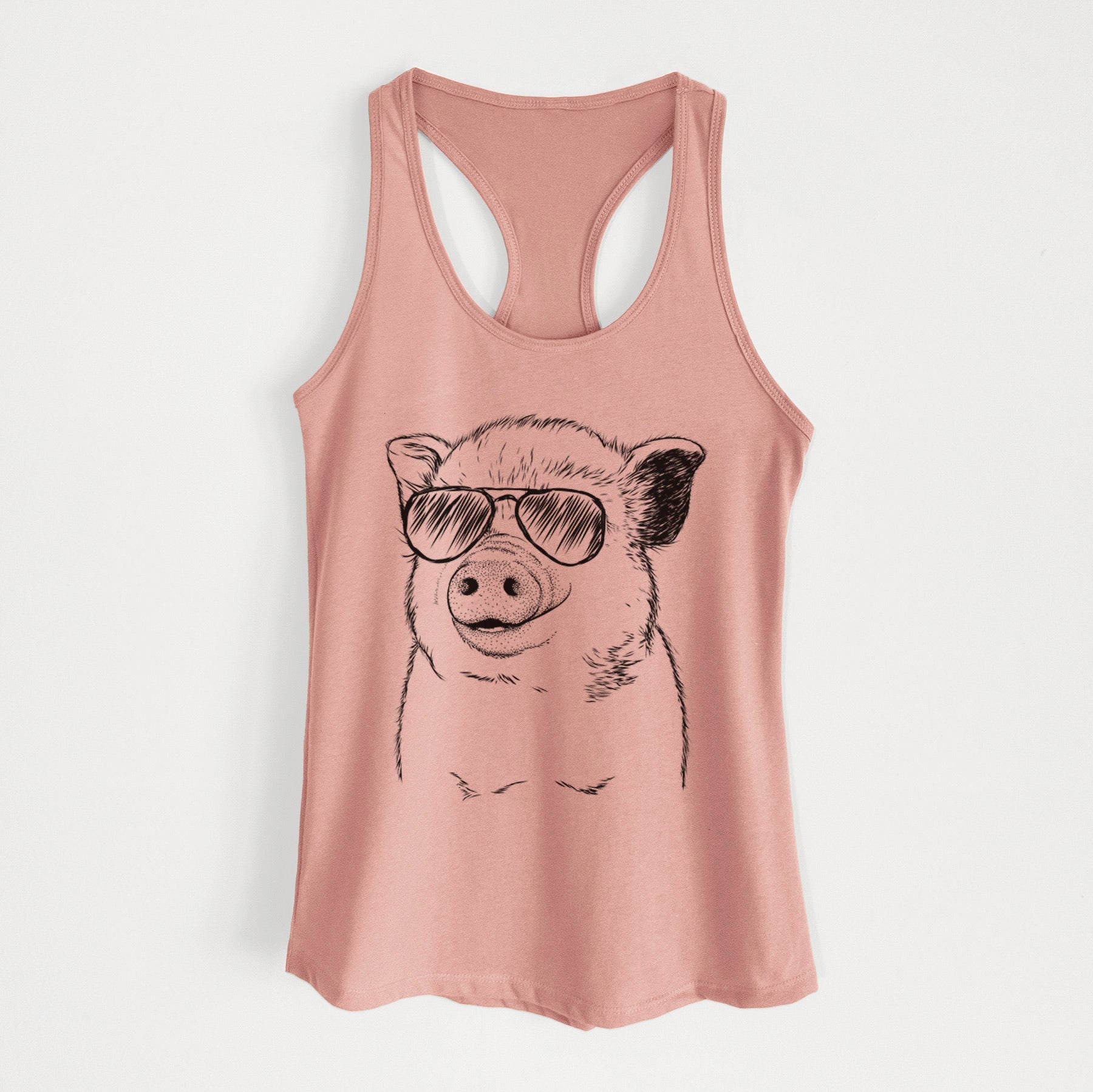 Kevin the Spotted Pig - Women's Racerback Tanktop