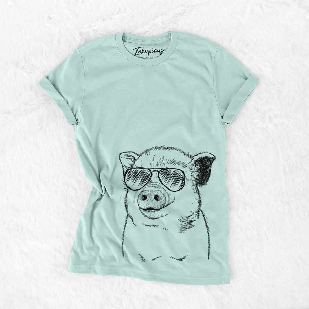 Aviator Kevin the Spotted Pig - Unisex Crewneck