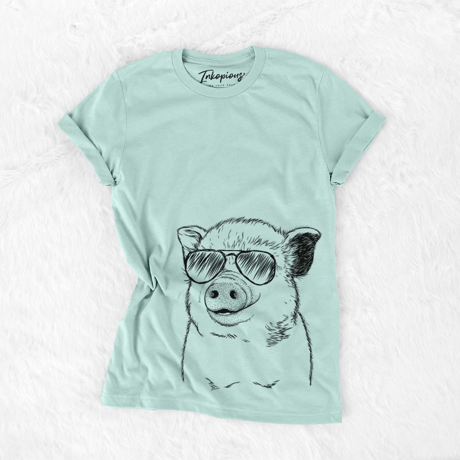 Aviator Kevin the Spotted Pig - Unisex Crewneck
