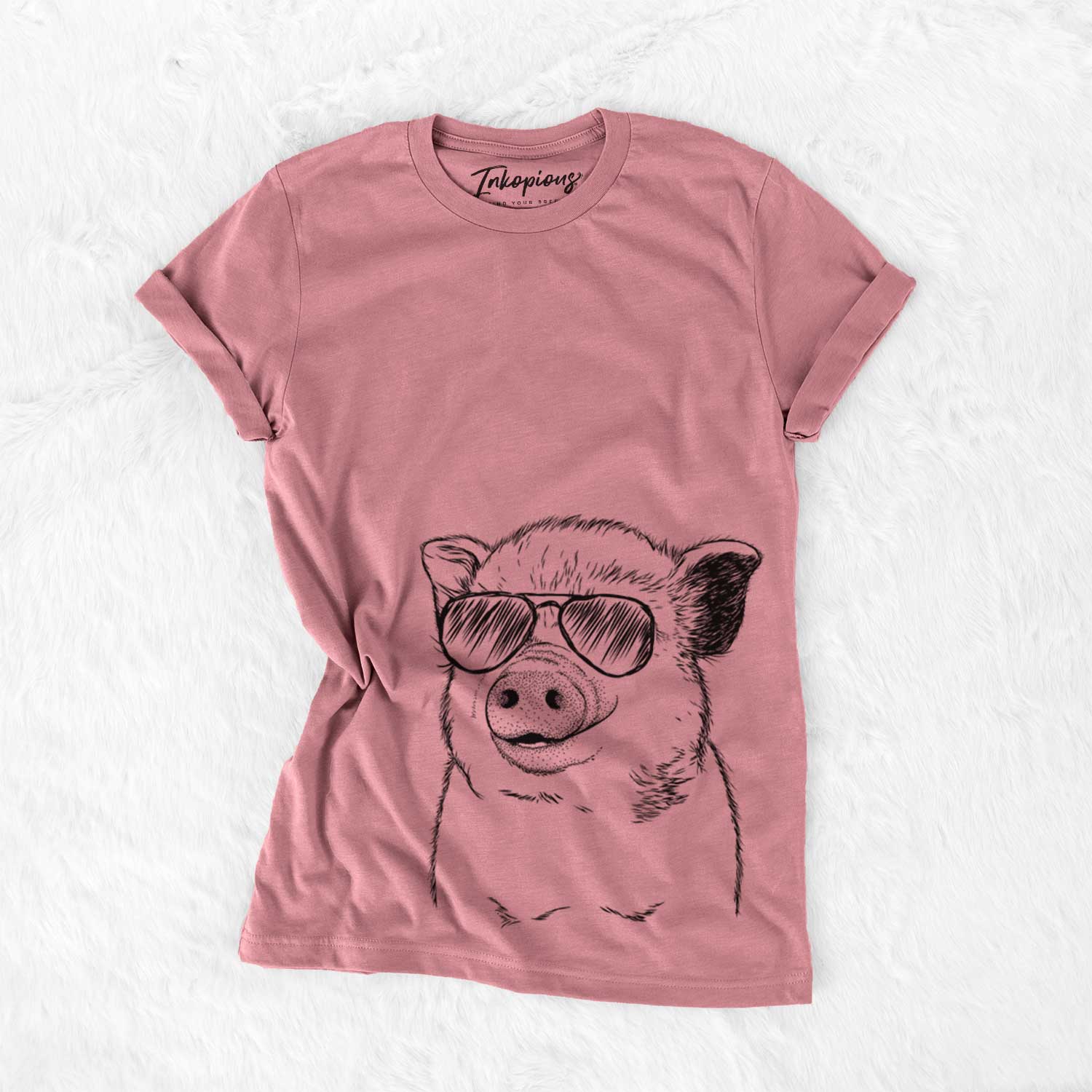 Aviator Kevin the Spotted Pig - Unisex Crewneck
