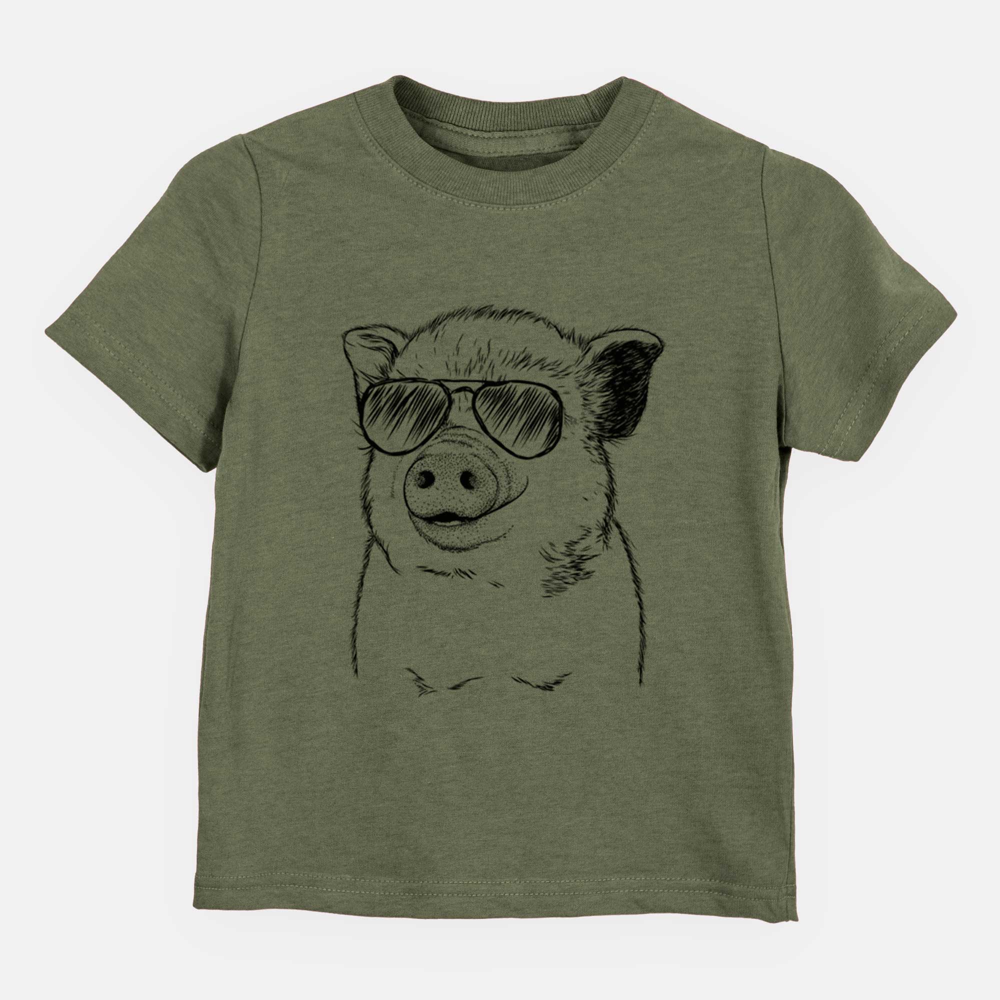 Aviator Kevin the Spotted Pig - Kids/Youth/Toddler Shirt