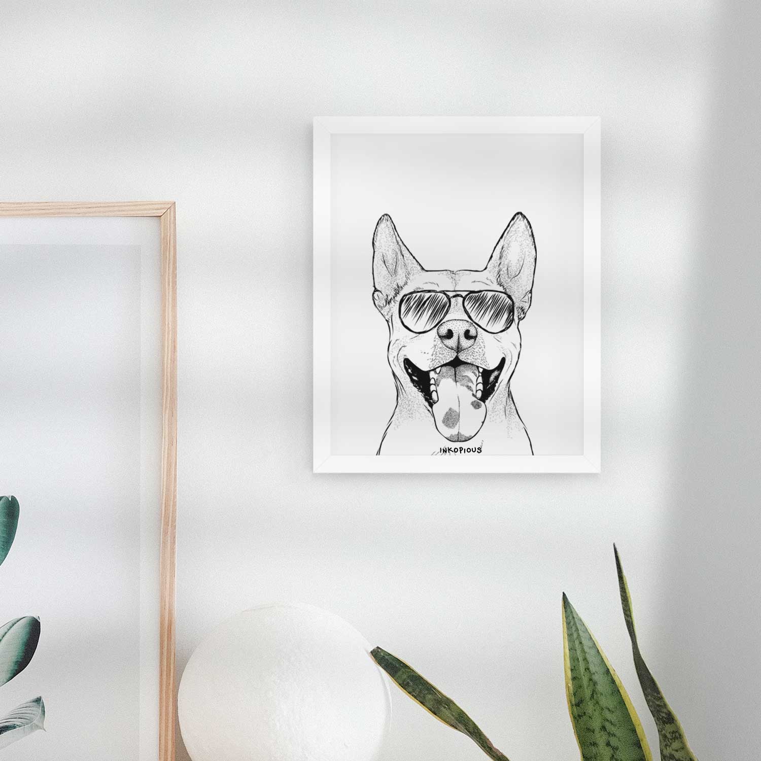 Khaleesi the Carolina Dog Art Print