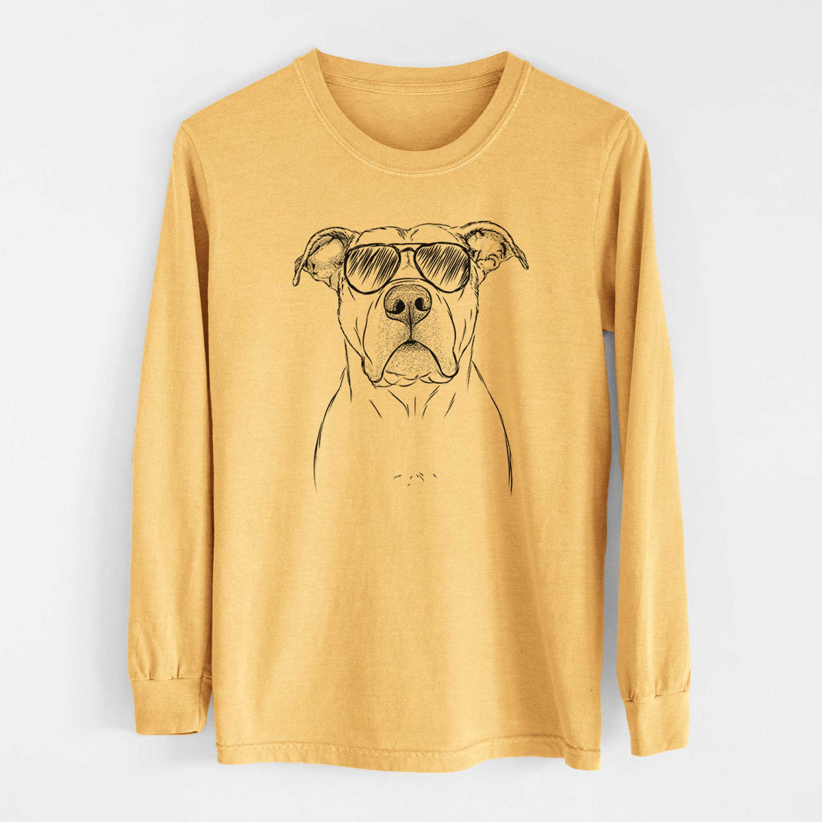 Aviators KiaOra the Pitbull Mix - Heavyweight 100% Cotton Long Sleeve