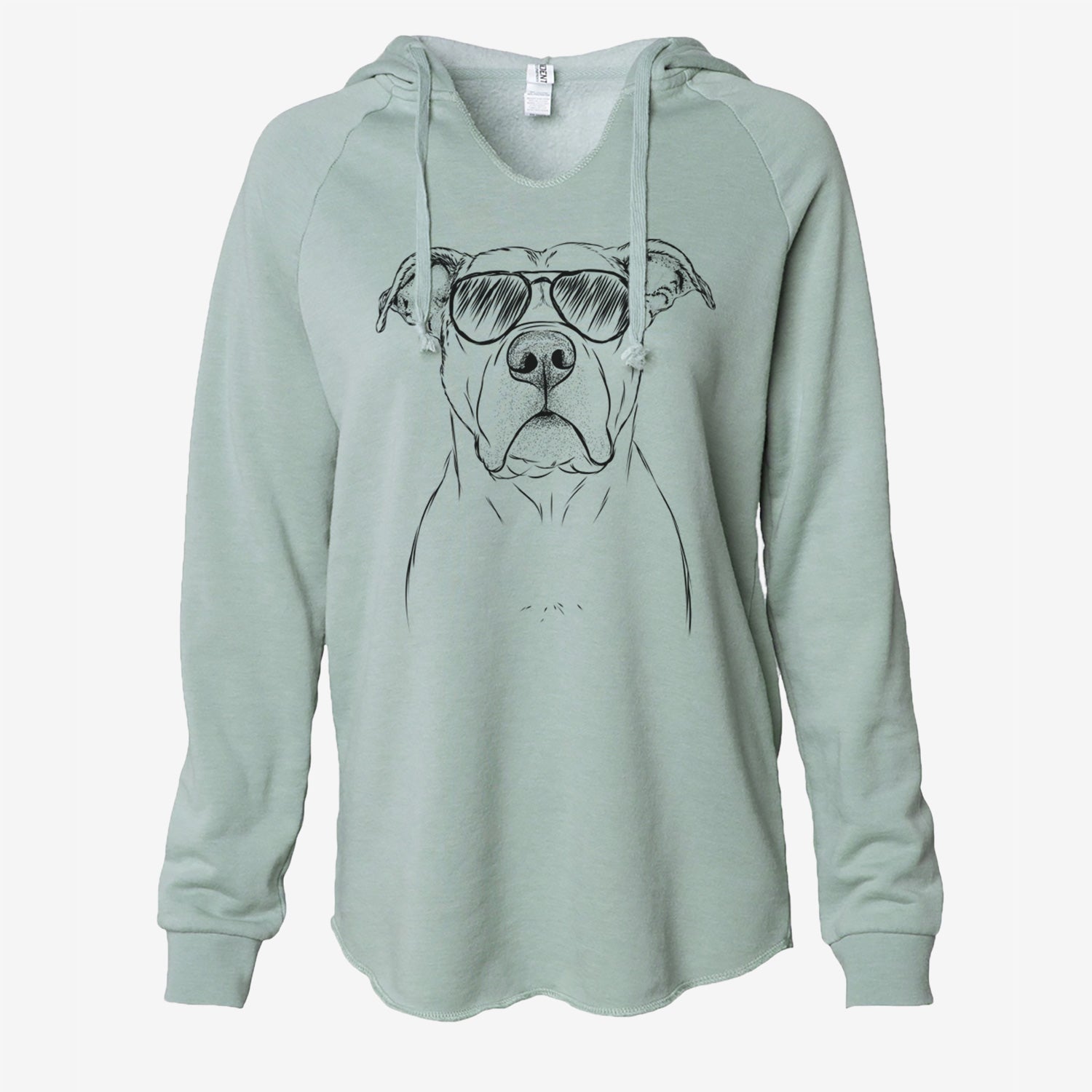 KiaOra the Pitbull Mix - Cali Wave Hooded Sweatshirt