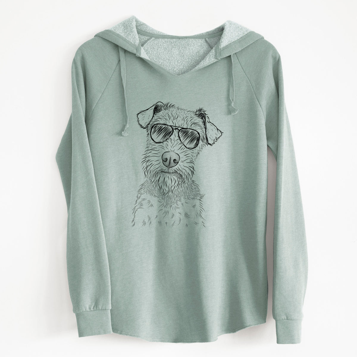 Aviator Kiara the Welsh Terrier - Cali Wave Hooded Sweatshirt