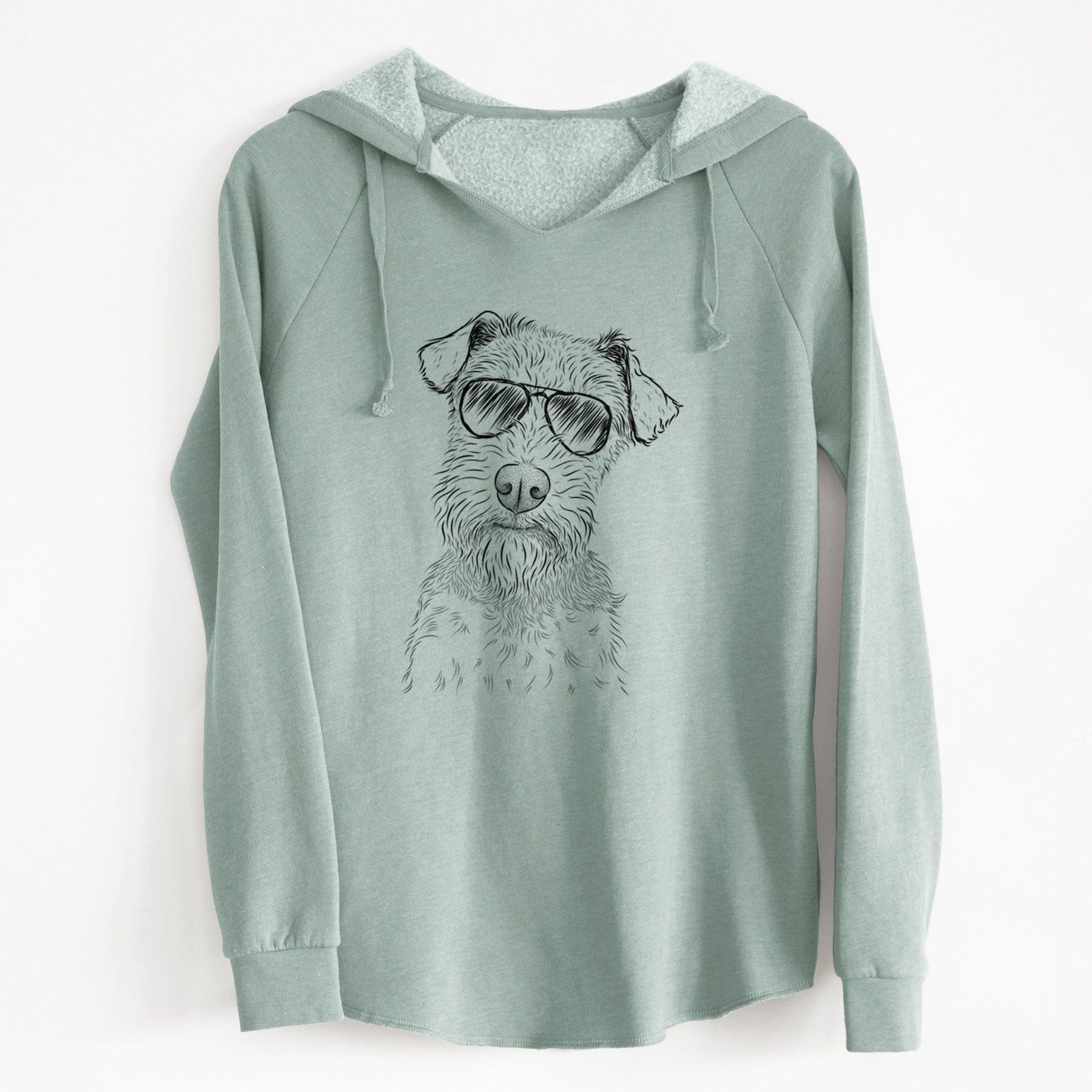 Aviator Kiara the Welsh Terrier - Cali Wave Hooded Sweatshirt