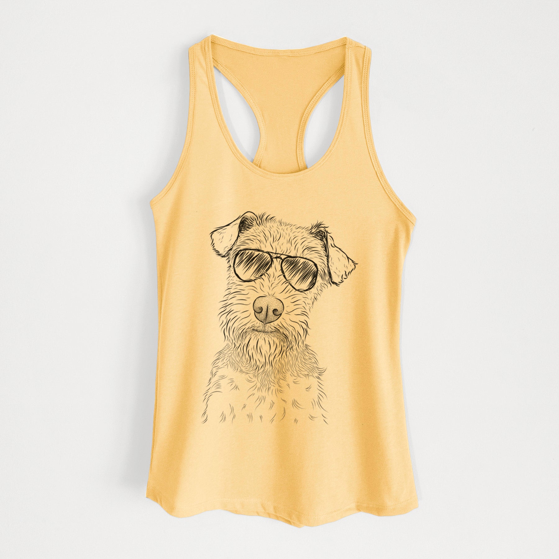 Kiara the Welsh Terrier - Women's Racerback Tanktop