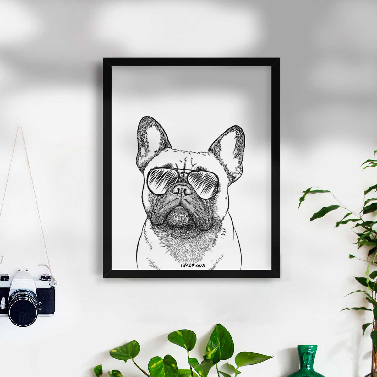 Kingsleigh the French Bulldog Art Print