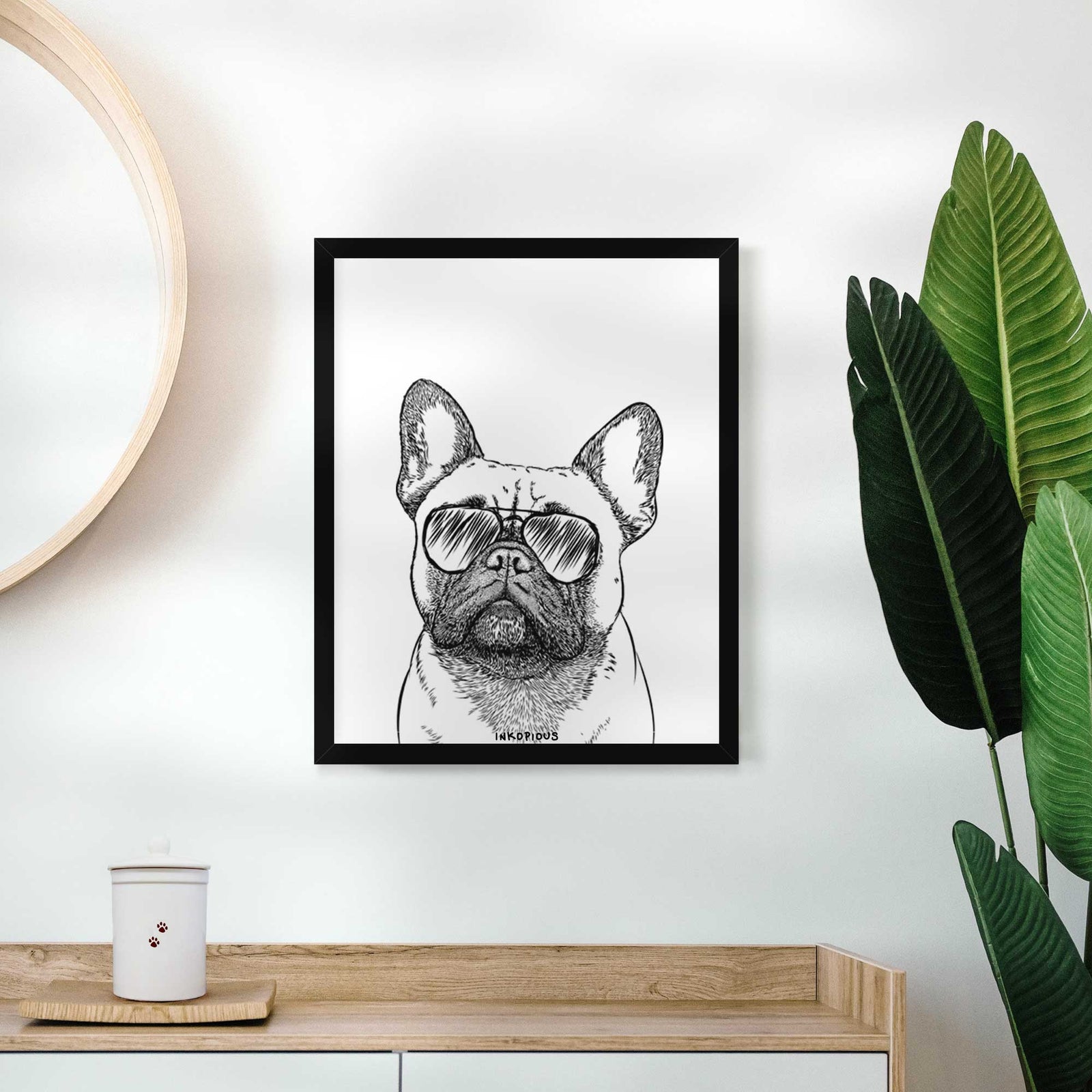 Kingsleigh the French Bulldog Art Print