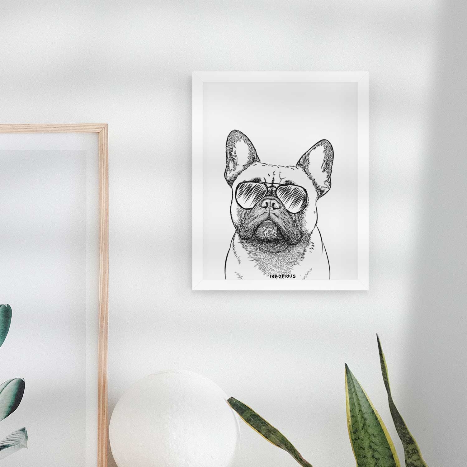 Kingsleigh the French Bulldog Art Print