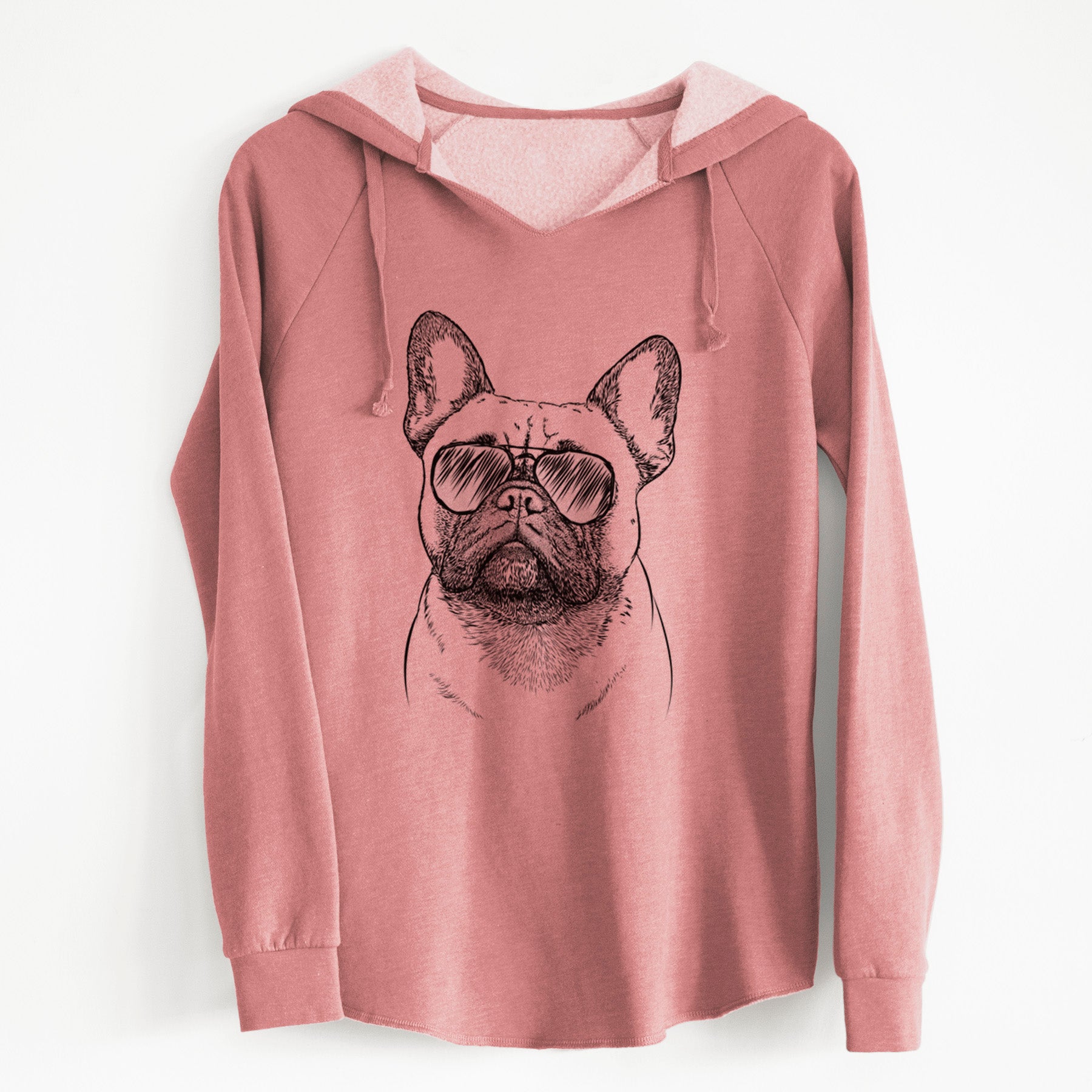 Aviator Kingsleigh the French Bulldog - Cali Wave Hooded Sweatshirt