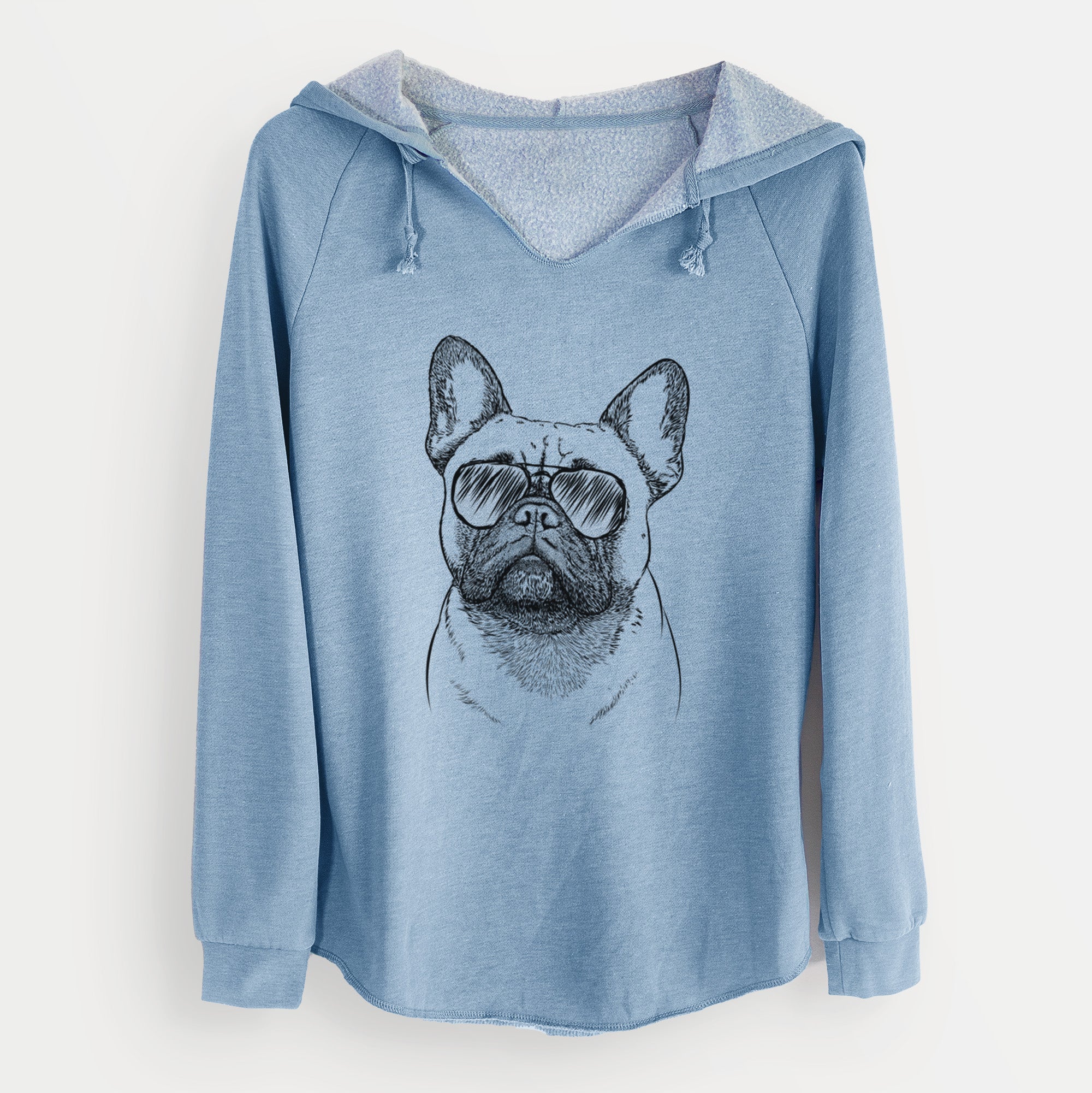 Aviator Kingsleigh the French Bulldog - Cali Wave Hooded Sweatshirt